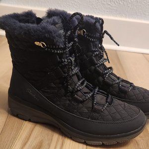 Skechers air cooled memory foam fur lined bootss